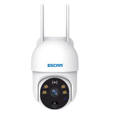 ESCAM QF255 2.0 Million Pixels 1080P HD WiFi Solar Camera, Support Two-way Voice & PIR Motion Detection & Night Vision & TF Card, QF255